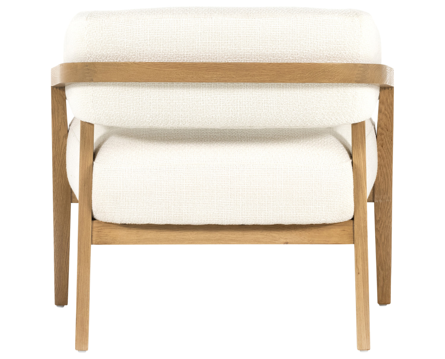 Gibson White Fabric with Light Honey Nettlewood | Dexter Chair | Valley Ridge Furniture