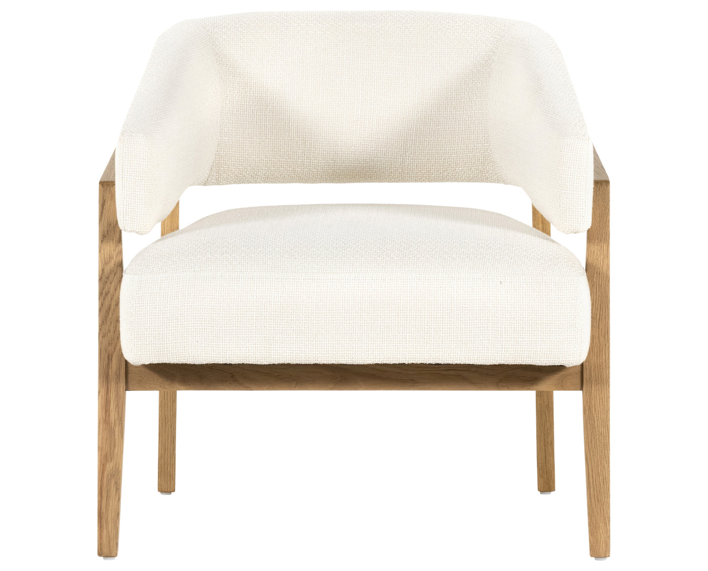 Gibson White Fabric with Light Honey Nettlewood | Dexter Chair | Valley Ridge Furniture