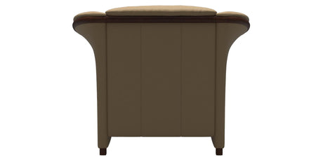 Paloma Leather Sand & Brown Arm Trim | Stressless Manhattan Chair | Valley Ridge Furniture