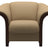 Paloma Leather Sand & Brown Arm Trim | Stressless Manhattan Chair | Valley Ridge Furniture