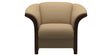 Paloma Leather Sand & Brown Arm Trim | Stressless Manhattan Chair | Valley Ridge Furniture