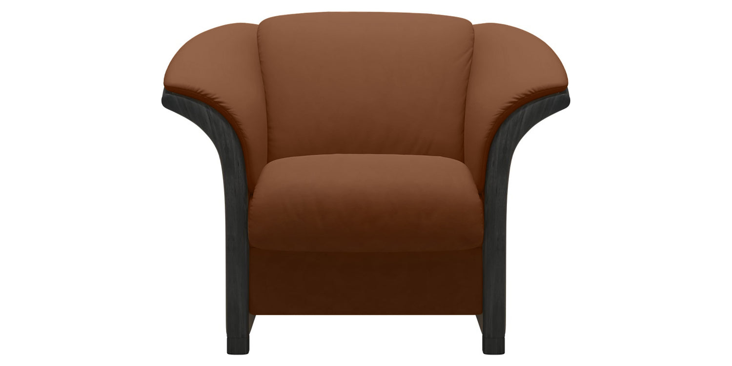 Paloma Leather New Cognac & Grey Arm Trim | Stressless Manhattan Chair | Valley Ridge Furniture
