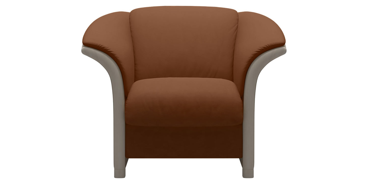 Paloma Leather New Cognac & Whitewash Arm Trim | Stressless Manhattan Chair | Valley Ridge Furniture