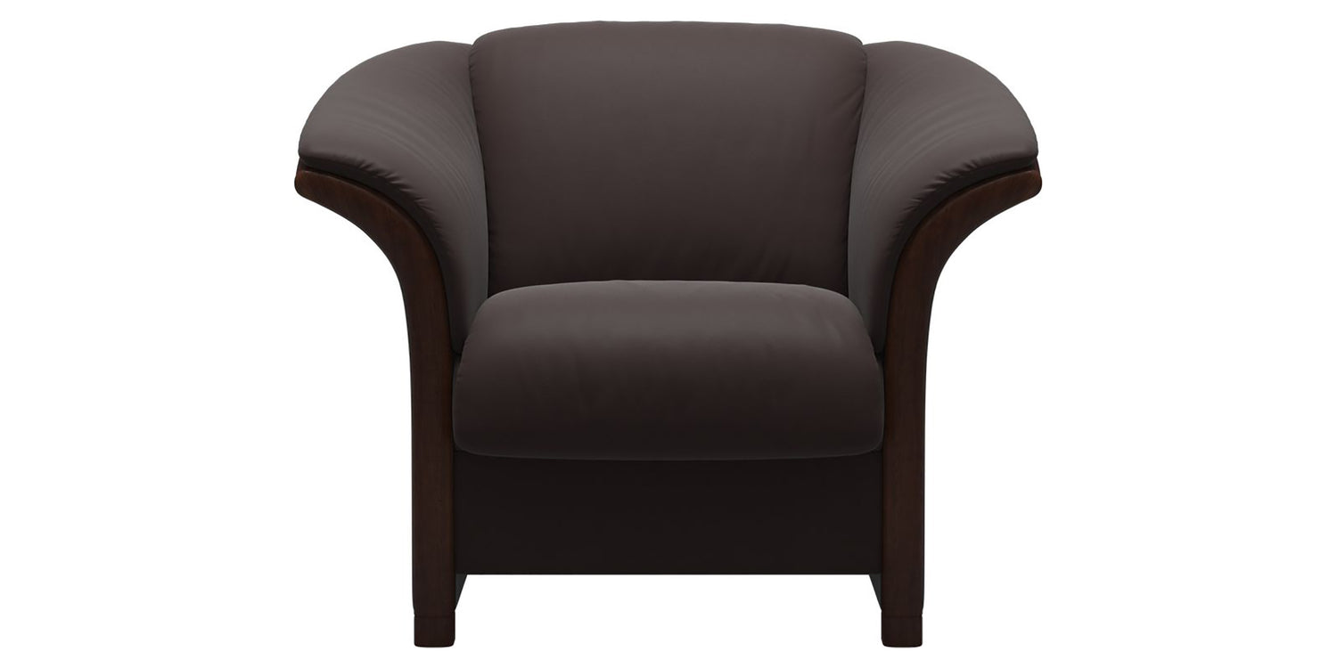 Paloma Leather Chocolate & Brown Arm Trim | Stressless Manhattan Chair | Valley Ridge Furniture
