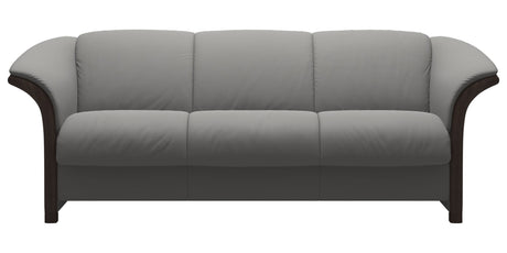 Paloma Leather Silver Grey and Wenge Arm Trim | Stressless Manhattan Sofa | Valley Ridge Furniture
