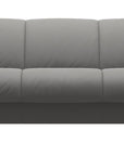 Paloma Leather Silver Grey and Wenge Arm Trim | Stressless Manhattan Sofa | Valley Ridge Furniture