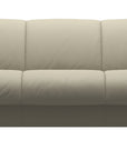 Paloma Leather Light Grey and Wenge Arm Trim | Stressless Manhattan Sofa | Valley Ridge Furniture