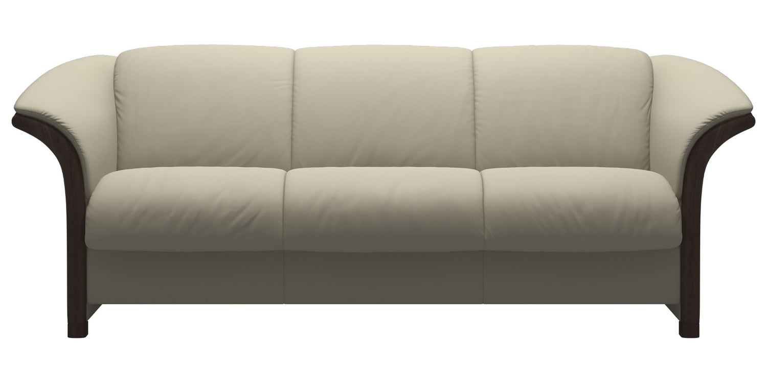 Paloma Leather Light Grey & Wenge Arm Trim | Stressless Manhattan Sofa | Valley Ridge Furniture