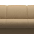 Paloma Leather Sand and Grey Arm Trim | Stressless Manhattan Sofa | Valley Ridge Furniture
