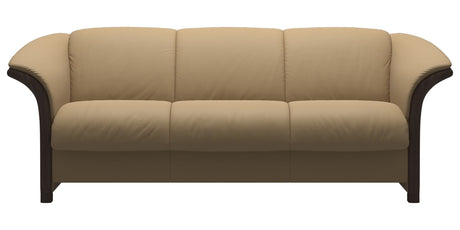 Paloma Leather Sand and Wenge Arm Trim | Stressless Manhattan Sofa | Valley Ridge Furniture