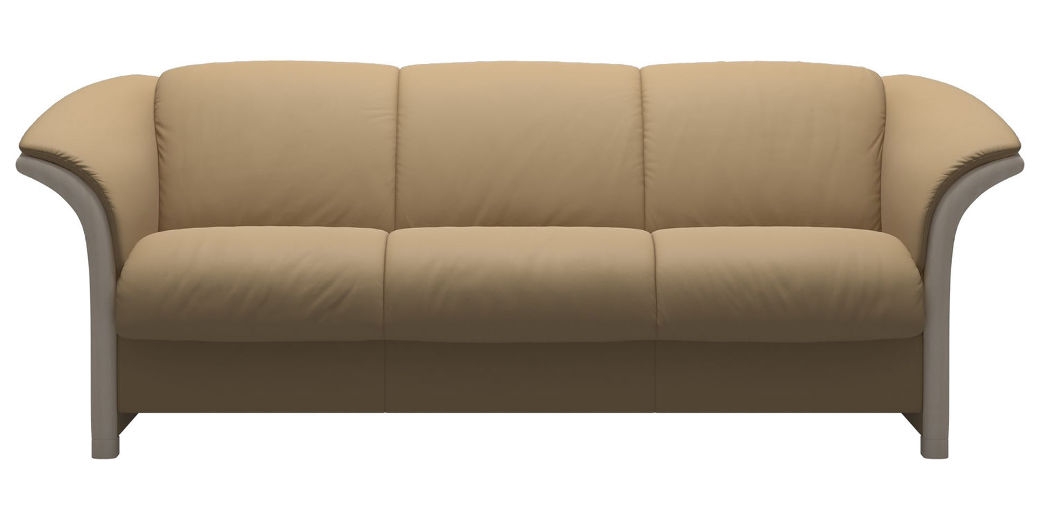 Paloma Leather Sand & Whitewash Arm Trim | Stressless Manhattan Sofa | Valley Ridge Furniture