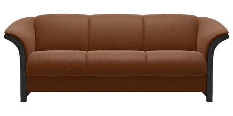 Paloma Leather New Cognac and Grey Arm Trim | Stressless Manhattan Sofa | Valley Ridge Furniture