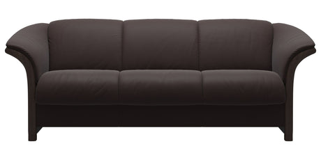 Paloma Leather Chocolate and Wenge Arm Trim | Stressless Manhattan Sofa | Valley Ridge Furniture