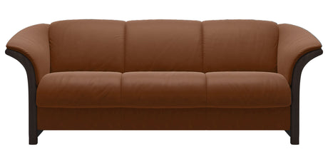 Paloma Leather New Cognac and Wenge Arm Trim | Stressless Manhattan Sofa | Valley Ridge Furniture