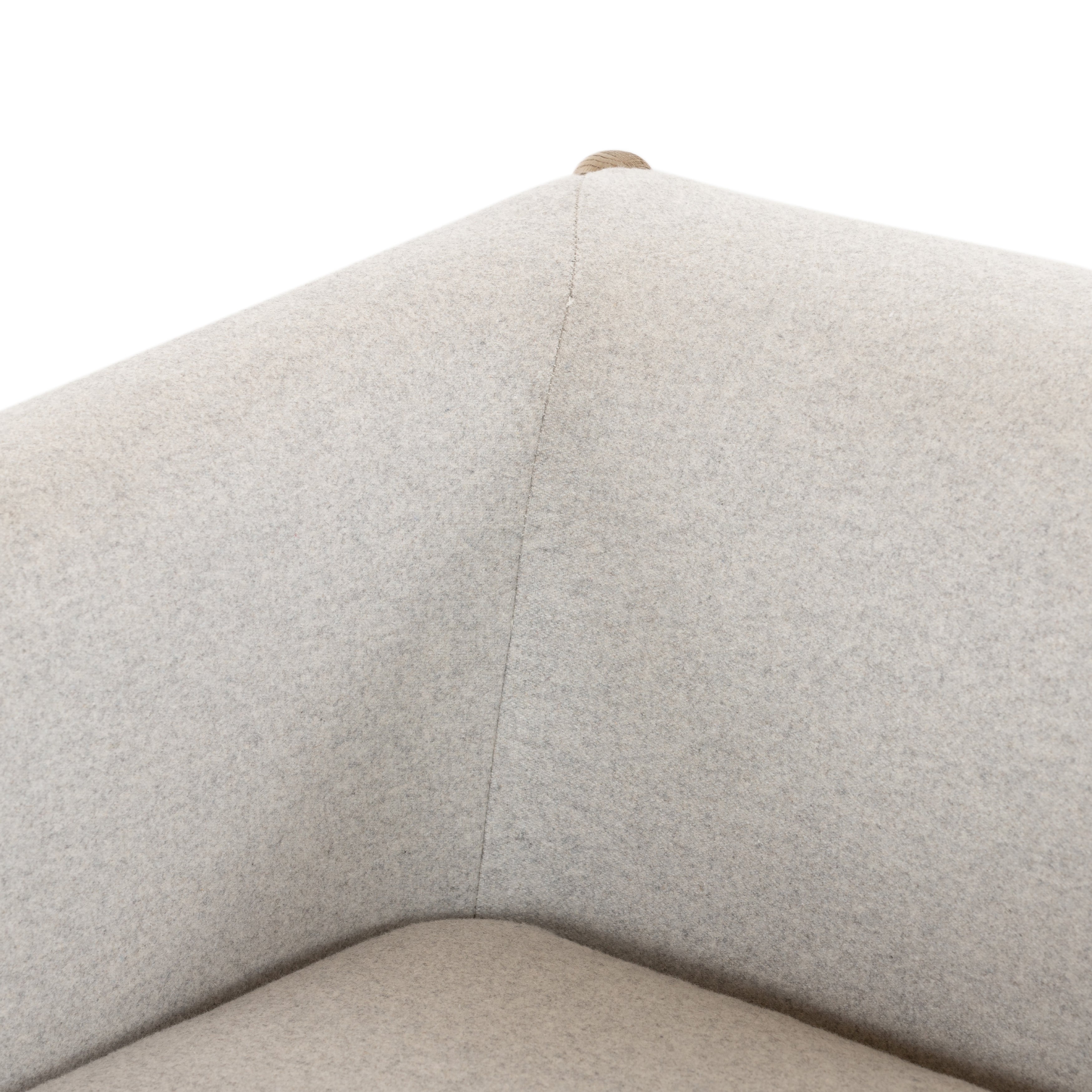Elite Stone Fabric with Tawny Oak | Idris Chair | Valley Ridge Furniture
