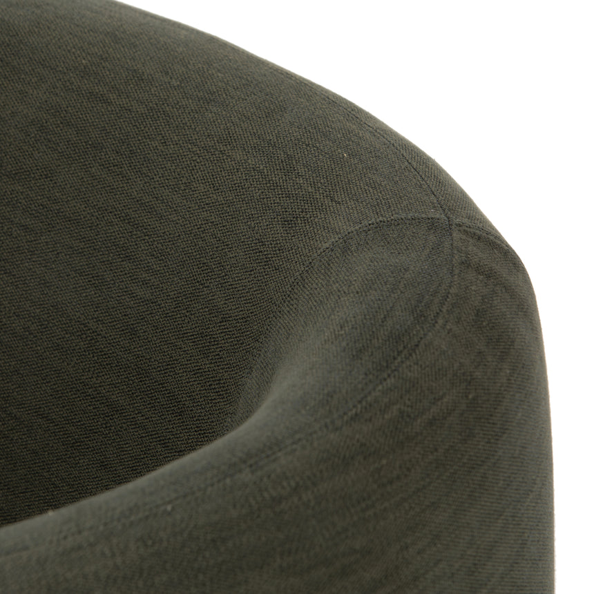 Atlantis Moss Fabric with Natural Oak Veneer | Calista Swivel Chair | Valley Ridge Furniture