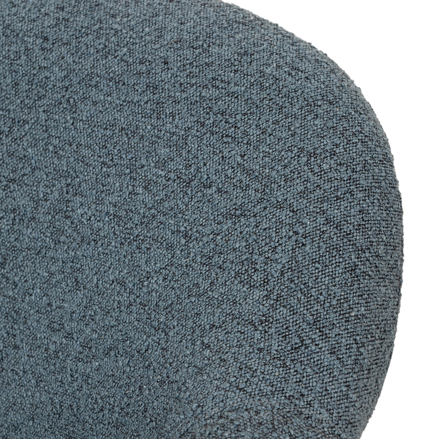 Knoll Sky Fabric with Matte Ebony Iron | Suerte Chair | Valley Ridge Furniture