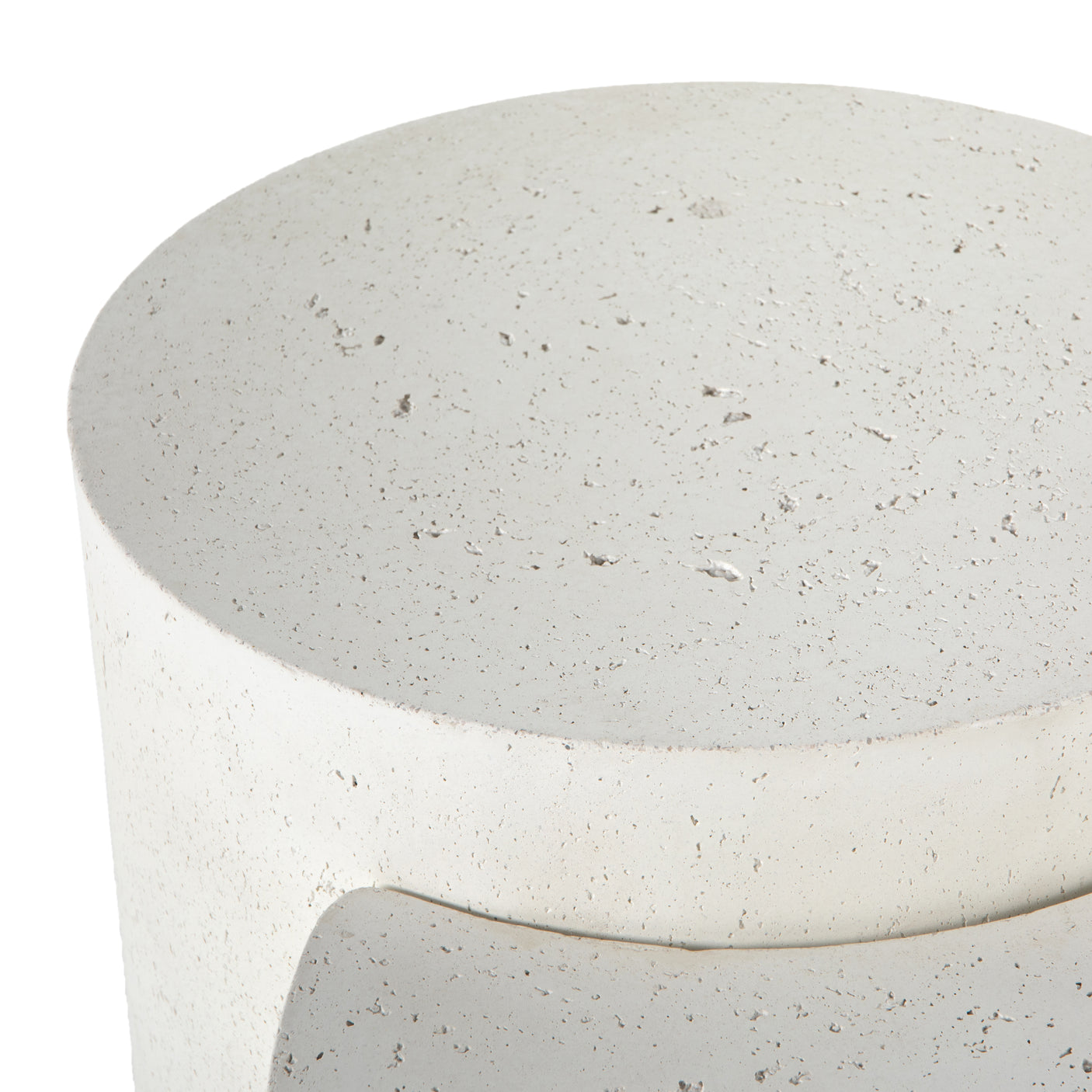 Textured White Concrete | Meza Nesting Coffee Table | Valley Ridge Furniture