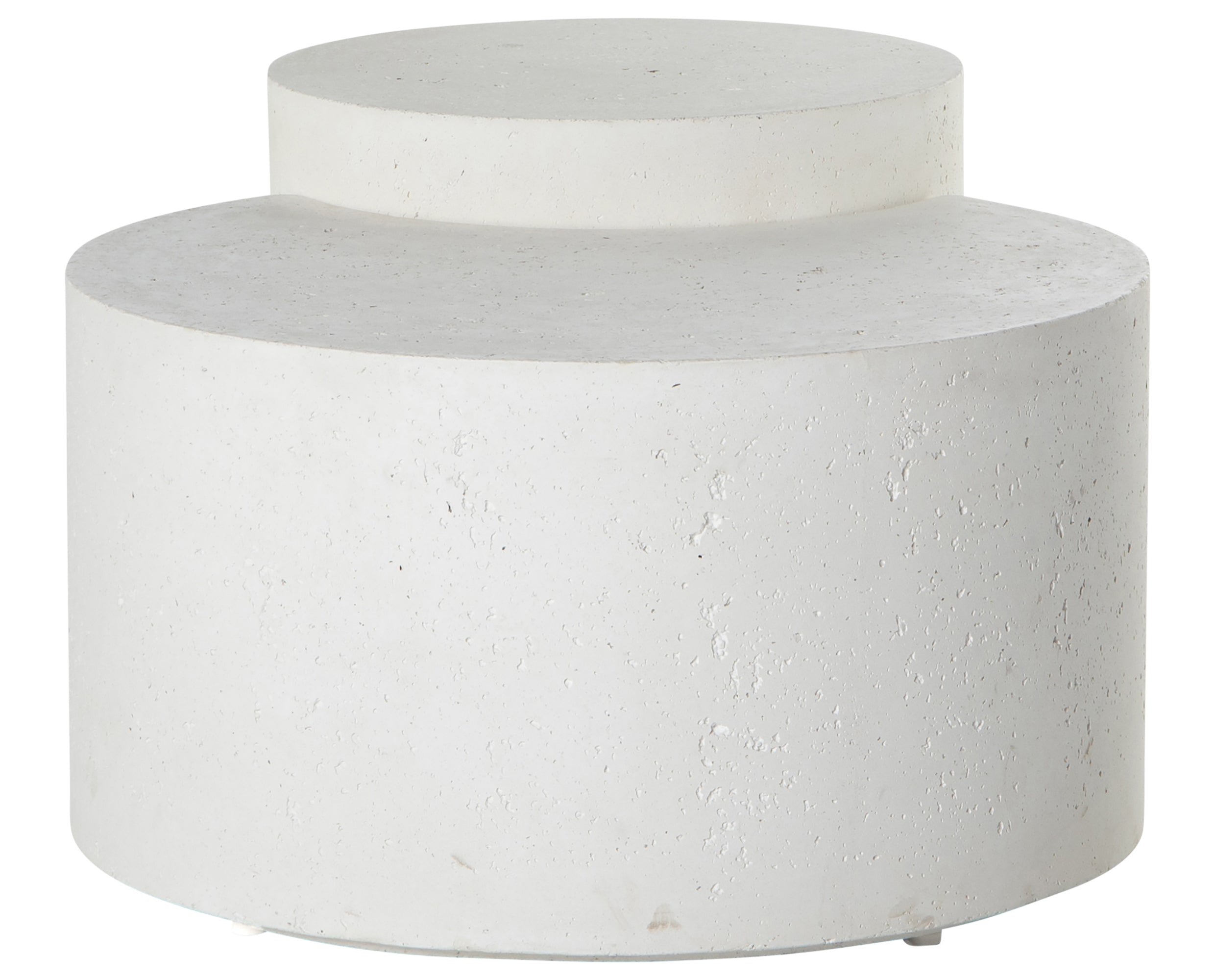 Textured White Concrete | Meza Nesting Coffee Table | Valley Ridge Furniture