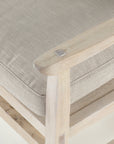 Ashby Oatmeal Fabric with Bleached Oak | Apollo Chair | Valley Ridge Furniture