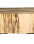 Spalted Primavera with Iron | Hudson Rectangle Coffee Table | Valley Ridge Furniture