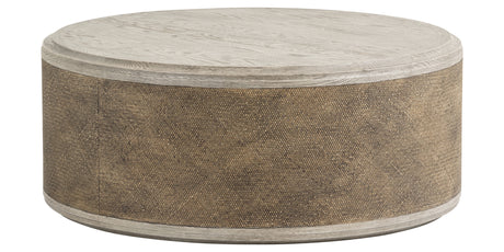 Weathered Blonde Oak with Rustic Rattan | Kiara Coffee Table | Valley Ridge Furniture