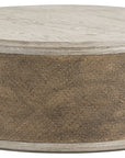 Weathered Blonde Oak with Rustic Rattan | Kiara Coffee Table | Valley Ridge Furniture