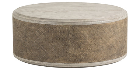 Weathered Blonde Oak with Rustic Rattan | Kiara Coffee Table | Valley Ridge Furniture