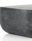 Aged Grey (35.5in Size) | Basil Square Outdoor Coffee Table | Valley Ridge Furniture