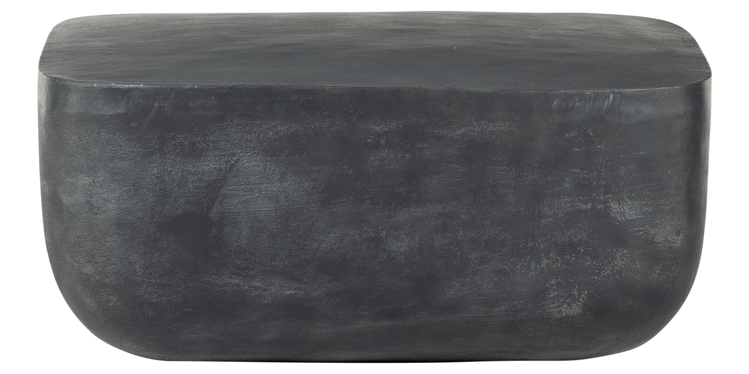 Aged Grey (35.5in Size) | Basil Square Outdoor Coffee Table | Valley Ridge Furniture