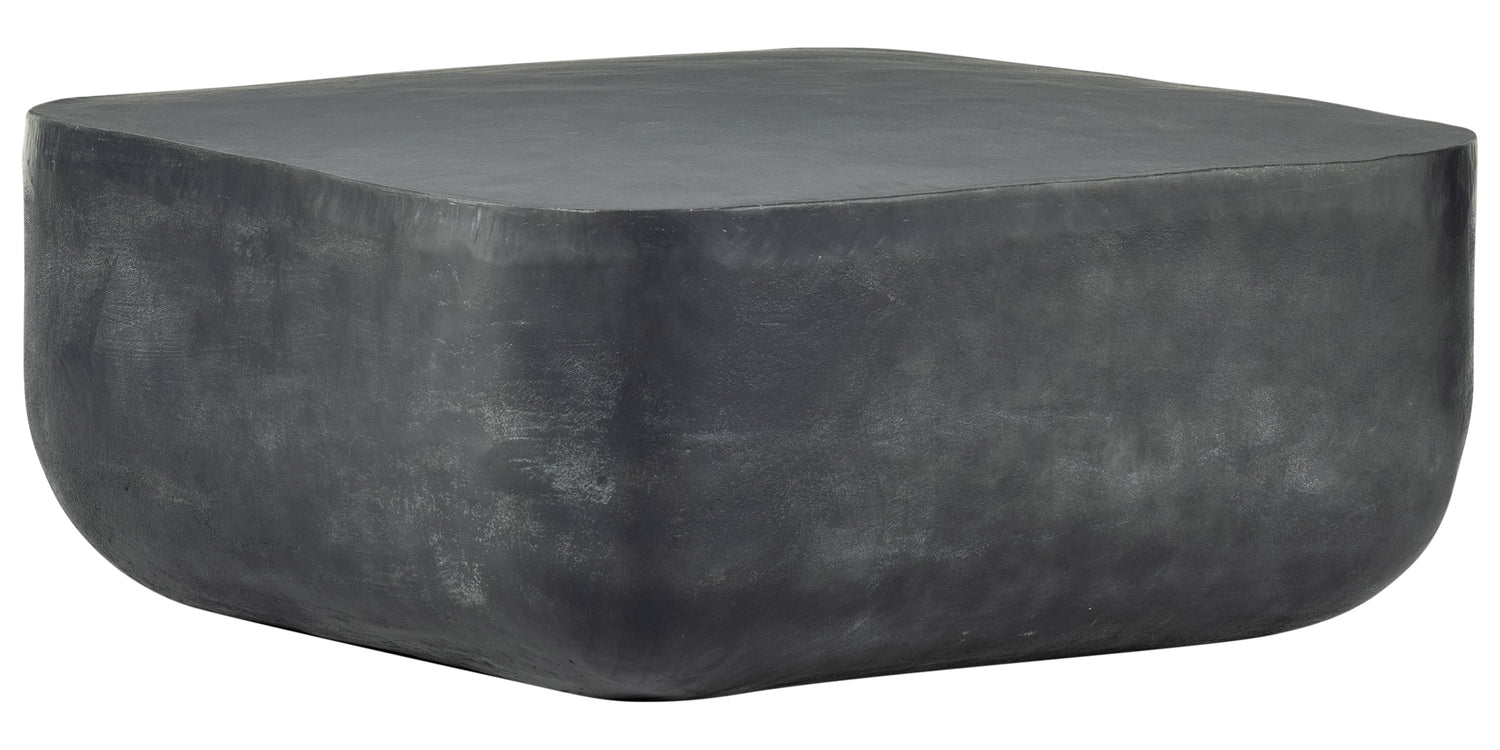 Aged Grey (35.5in Size) | Basil Square Outdoor Coffee Table | Valley Ridge Furniture