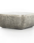 Raw Antique Nickel (35.5in Size) | Basil Square Outdoor Coffee Table | Valley Ridge Furniture