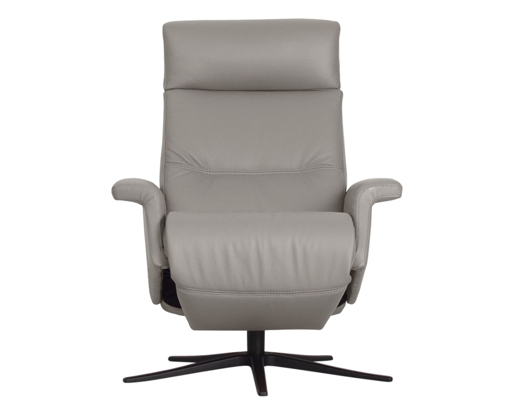 Trend Leather Cinder | Norwegian Comfort Space 3600 Recliner | Valley Ridge Furniture