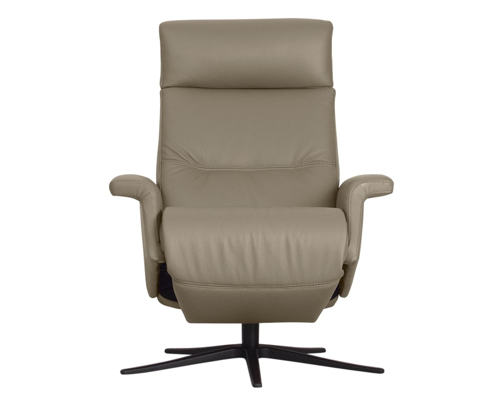 Trend Leather Pebble | Norwegian Comfort Space 3600 Recliner | Valley Ridge Furniture