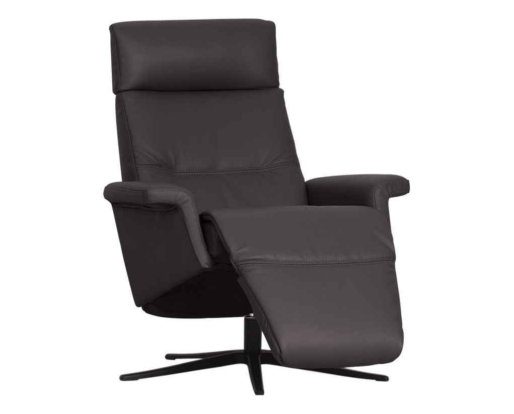Trend Leather Chocolate | Norwegian Comfort Space 3600 Recliner | Valley Ridge Furniture