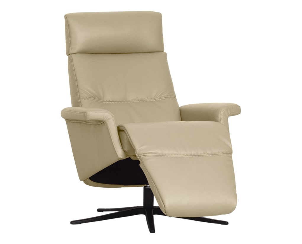 Trend Leather Sand | Norwegian Comfort Space 3600 Recliner | Valley Ridge Furniture