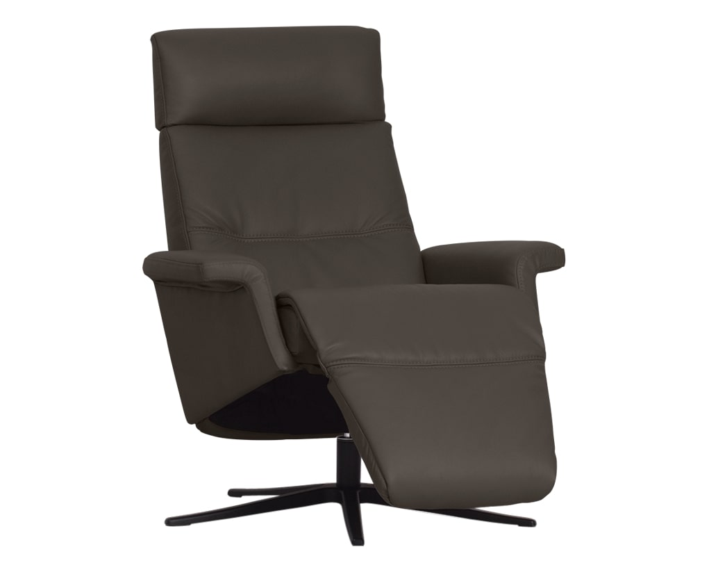 Trend Leather Smoke | Norwegian Comfort Space 3600 Recliner | Valley Ridge Furniture