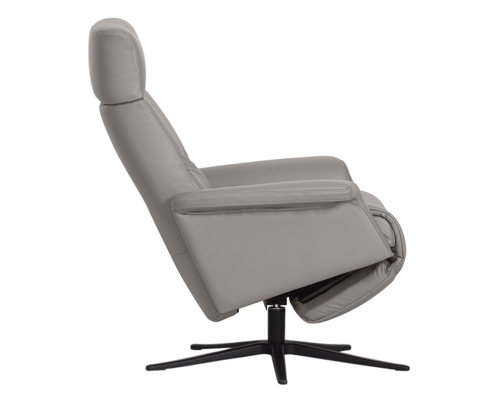 Trend Leather Cinder | Norwegian Comfort Space 3600 Recliner | Valley Ridge Furniture