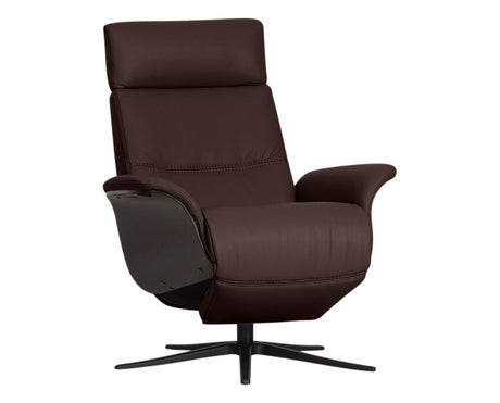 Trend Leather Chocolate | Norwegian Comfort Space 5100 Recliner | Valley Ridge Furniture