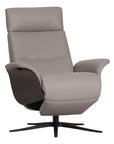 Trend Leather Cinder | Norwegian Comfort Space 5100 Recliner | Valley Ridge Furniture