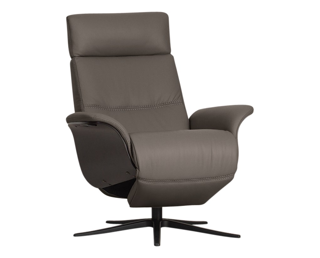 Trend Leather Graphite | Norwegian Comfort Space 5100 Recliner | Valley Ridge Furniture