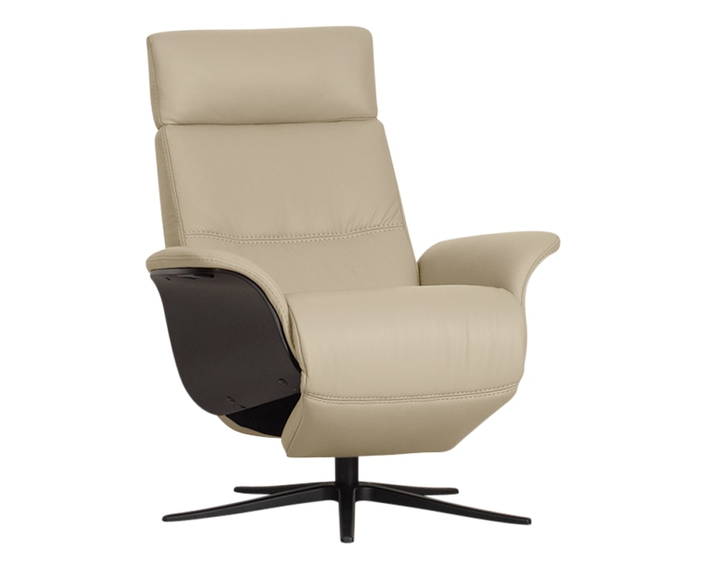 Trend Leather Sand | Norwegian Comfort Space 5100 Recliner | Valley Ridge Furniture