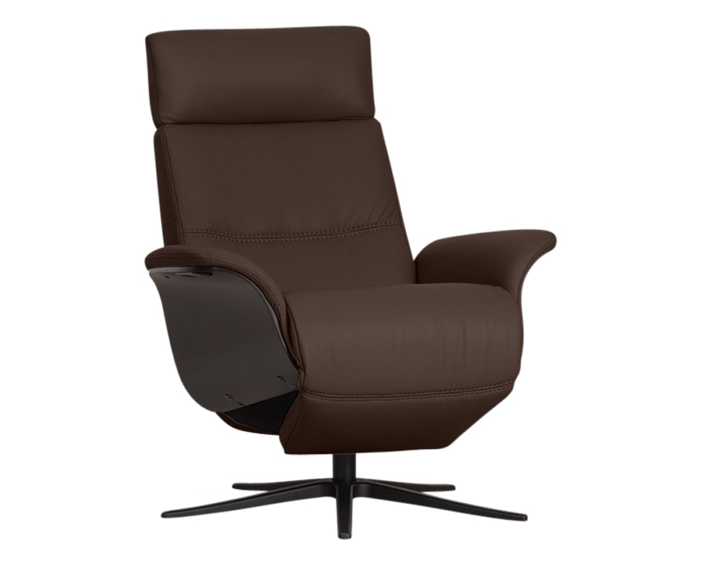 Trend Leather Smoke | Norwegian Comfort Space 5100 Recliner | Valley Ridge Furniture
