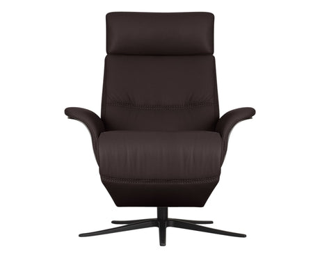 Trend Leather Chocolate | Norwegian Comfort Space 5100 Recliner | Valley Ridge Furniture