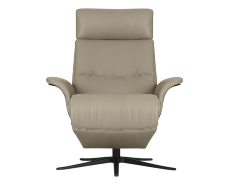 Trend Leather Pebble | Norwegian Comfort Space 5100 Recliner | Valley Ridge Furniture
