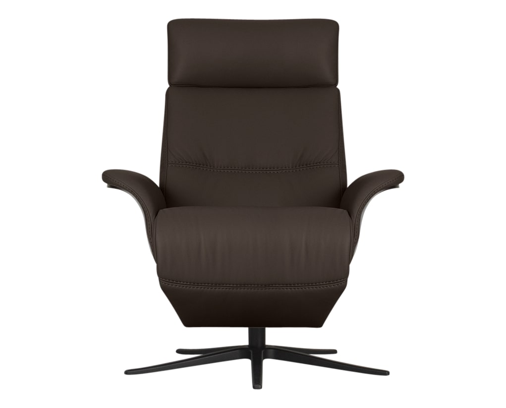 Trend Leather Smoke | Norwegian Comfort Space 5100 Recliner | Valley Ridge Furniture