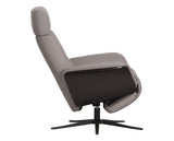 Trend Leather Cinder | Norwegian Comfort Space 5100 Recliner | Valley Ridge Furniture