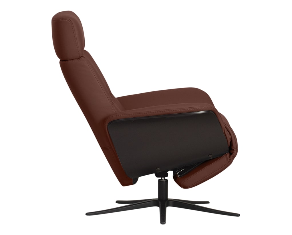 Trend Leather Cognac | Norwegian Comfort Space 5100 Recliner | Valley Ridge Furniture