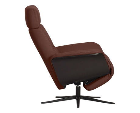 Trend Leather Cognac | Norwegian Comfort Space 5100 Recliner | Valley Ridge Furniture