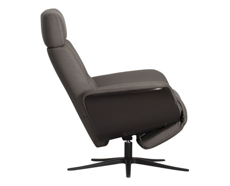 Trend Leather Graphite | Norwegian Comfort Space 5100 Recliner | Valley Ridge Furniture